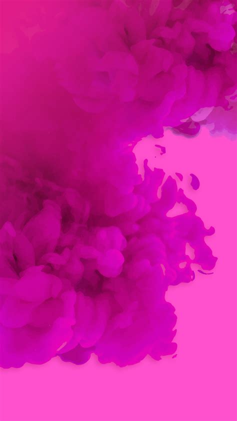 Real Pink Smoke Hd Wallpaper For Your Mobile Phone 1124