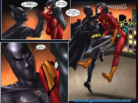Batgirl Fights Spider Woman Superhero Catfights Female