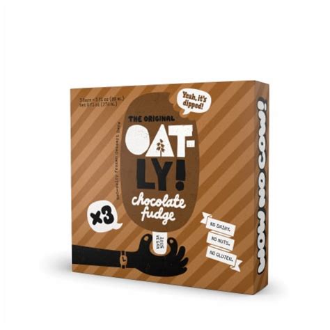 Oatly Chocolate Fudge Dairy Free Frozen Bar Ct Dillons Food Stores