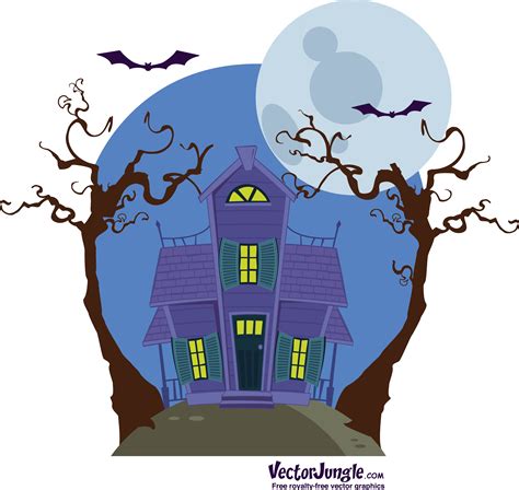 Animated Haunted House Clipart
