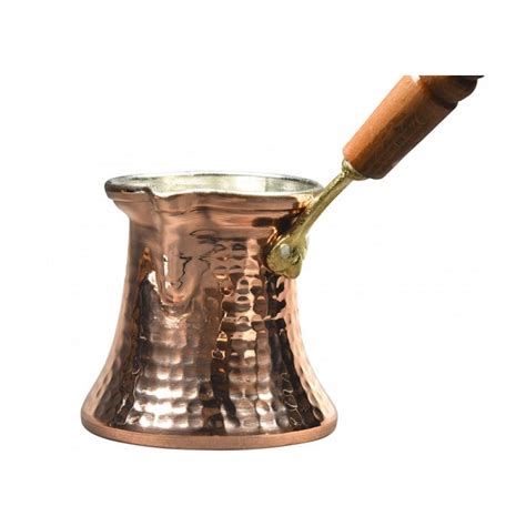Solid Copper Hammered Copper Turkish Greek Arabic Coffee Pot Stovetop