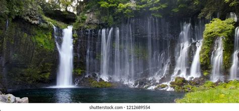 Dynamic White Waterfall Stock Photo 1212689554 Shutterstock