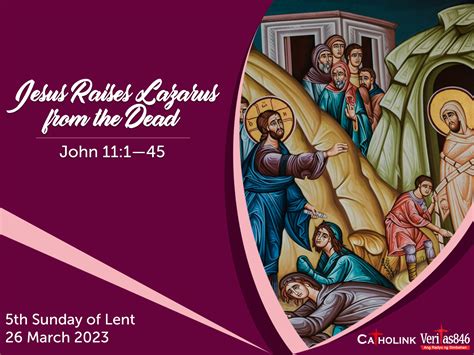 5th Sunday Of Lent Catholink