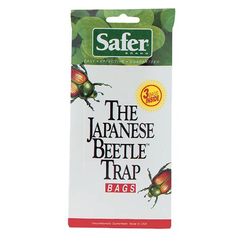 Safer Plastic Japanese Beetle Trap Replacement Bag 3 Pack Hemlock