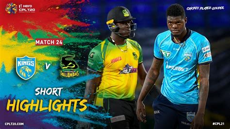 Highlights St Lucia Kings Vs Jamaica Tallawahs CPL 2021 YouTube