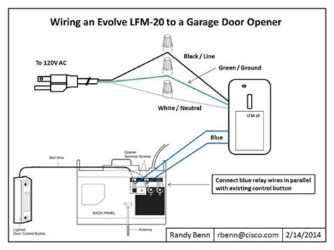 Wire Garage Door Opener Wiring Diagram