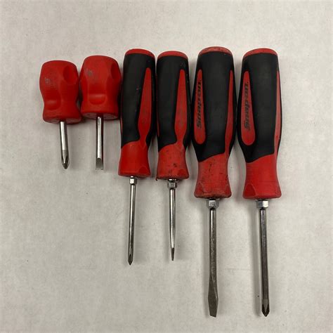 Snap On 6pc Phillips And Flathead Screwdriver Set Shop Tool Swapper