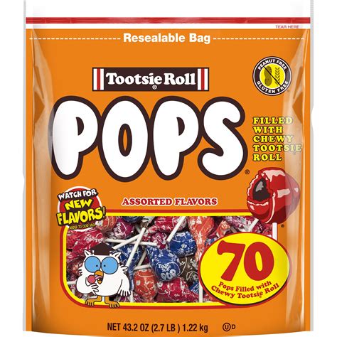 Tootsie Pops Assorted Flavored Lollipops 432 Oz