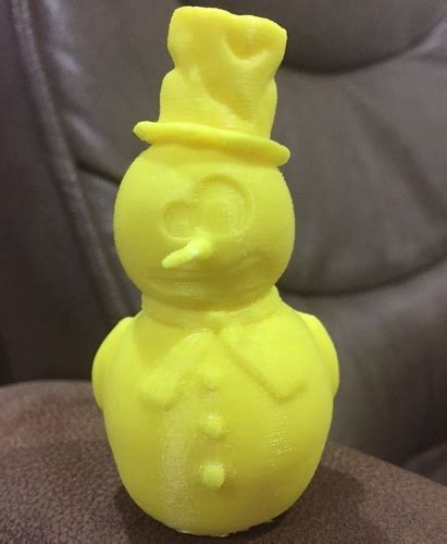 3d Printed Snowman By Xx Paul Xx Pinshape