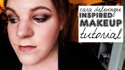 Cara Delevingne Inspired Makeup Tutorial Shadowbox Palette Youtube