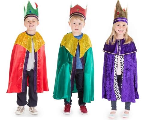 Childrens King Costume Ideal For Christmas Nativity Plays Boys King