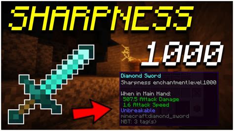 What Is The Command To Get Sharpness 1000 In Minecraft