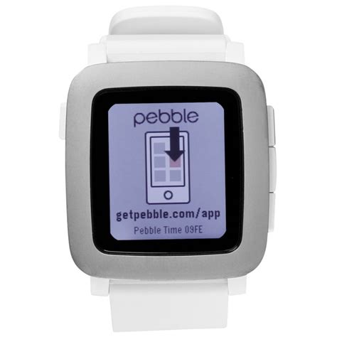 Pebble Smartwatch Time White Smartwatches Photopoint