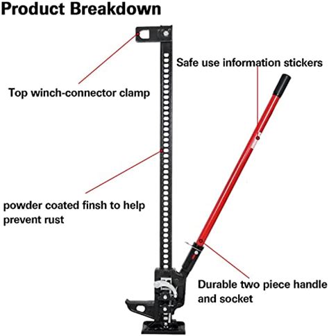 Reviews For Weize Farm Jack 48 Off Road High Lift Jack With Handle