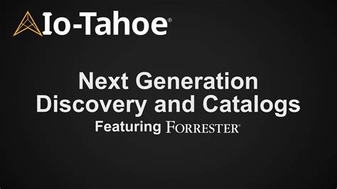 Next Generation Discovery and Catalog featuring Forrester - YouTube