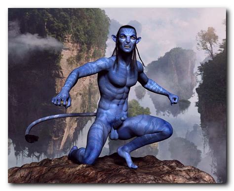 Rule 34 3d Blue Skin James Camerons Avatar Male Male Only Navi Nude