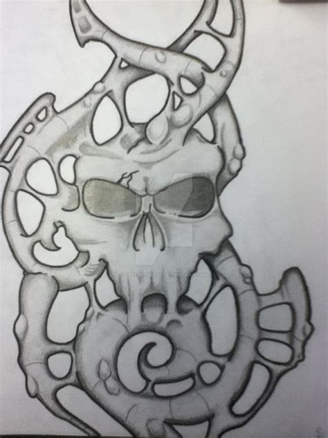 Skull Biomech By Creepygeezus On Deviantart