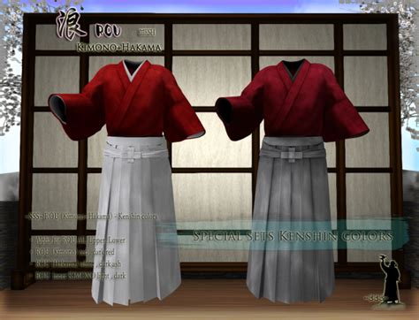 Second Life Marketplace Sss Rou Kimonohakama Kenshin Colors Sets