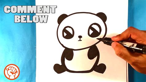 How To Draw A Cute Panda Animals Easy Pictures To Draw Pictures