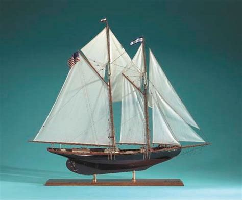A Model Of The Grand Banks Fishing Schooner Benjamin Latham