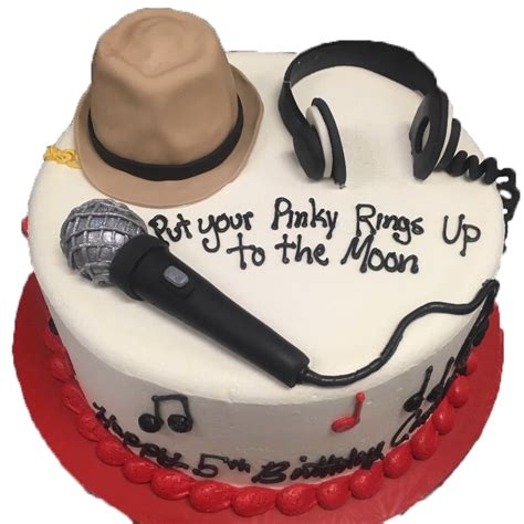 Microphone Music Birthday Cake Kristins Traum