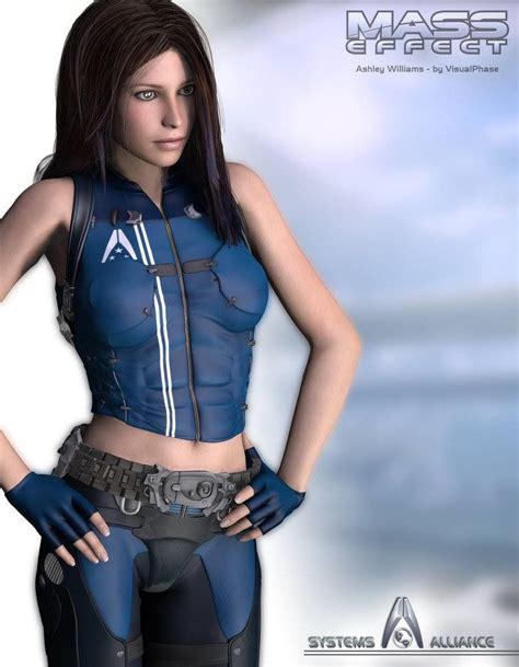 Sci Fi Concept Art Female Warrior In Blue Leather Outfit Mass Effect