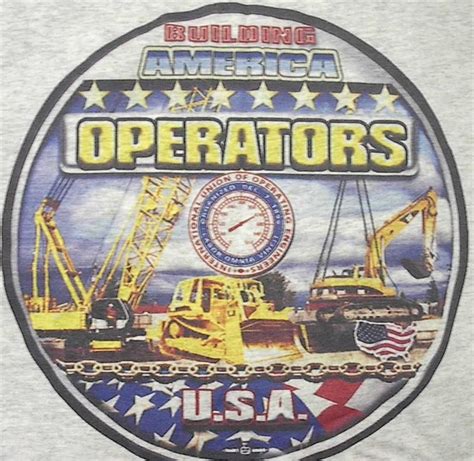 Operating Engineers T Shirt Operating Engineers Union Logo Engineering