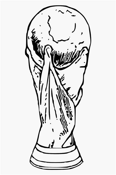 World Cup Trophy Png World Cup Colouring Pages Free Transparent