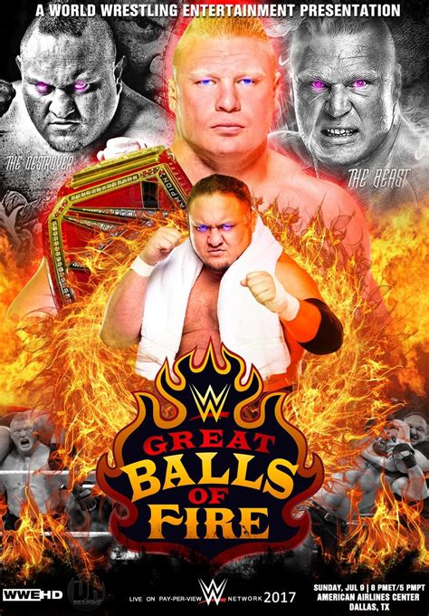 Wwe Great Balls Of Fire 2017 The Poster Database Tpdb
