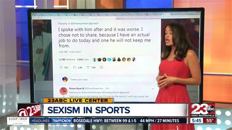 Sexism Still Seen In Sports Reporting Youtube