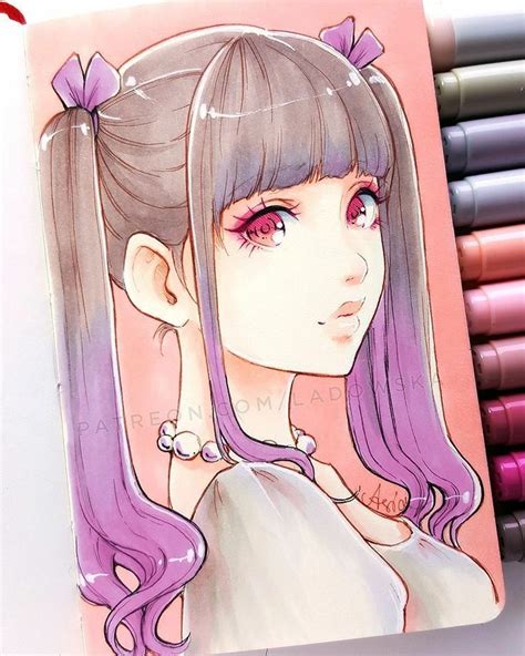 Artist ~ Asia Ladowska ~ Ladowska Anime Art Manga Art Drawings