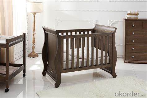 Harmony Sleigh Cot 2016 Hot Sale Soild Wooden Baby Cribs Baby Beds Real