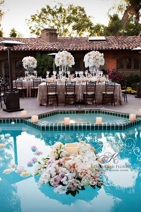 21 Wedding Pool Party Decoration Ideas For Your Backyard Wedding Pool Wedding Wedding Pool