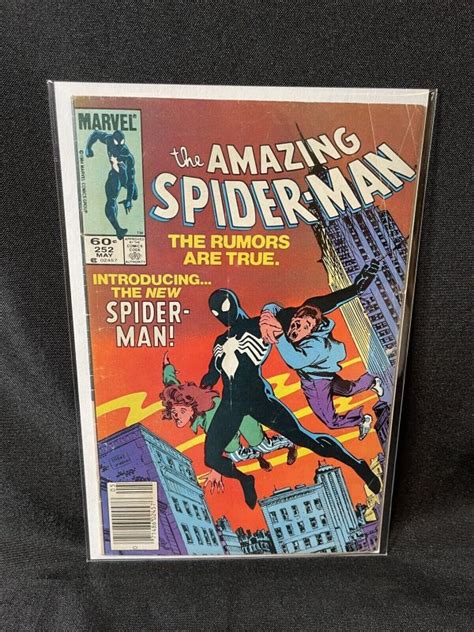 Amazing Spider Man 252 Newsstand 1st Black Symbiote Suit Venom