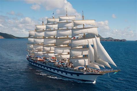 Five Masted 42 Sail Royal Clipper Is The Largest Full Rigged Sailing