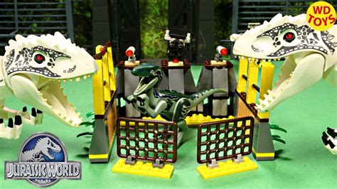 New Lego Compatible Indominus Rex Escape Vs Indominus Rex Jurassic