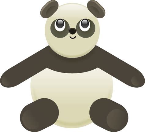 Panda Stuffed Bear Clip Art At Vector Clip Art Online