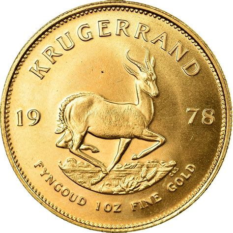 Gold Ounce 1978 Krugerrand Coin From South Africa Online Coin Club