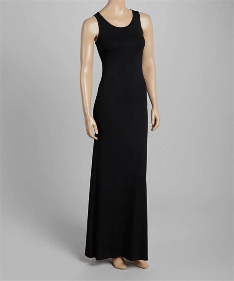 Look What I Found On Zulily Black Sleeveless Maxi Dress By