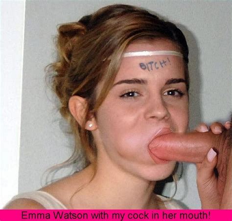 Emma Watson Black Cock