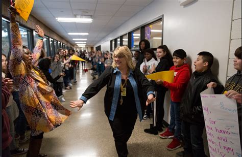Retirement Clap Out Surprise For Mccombs Principal Mccombs Middle School
