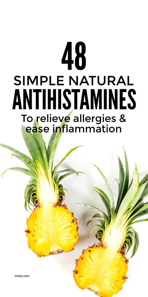 Natural Antihistamines For Allergy Relief Natural Antihistamine