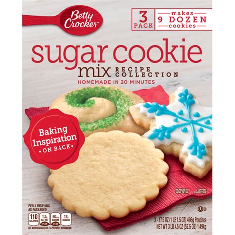 Betty Crocker Sugar Cookie Mix Recipe Collion 52 5 Oz Instacart