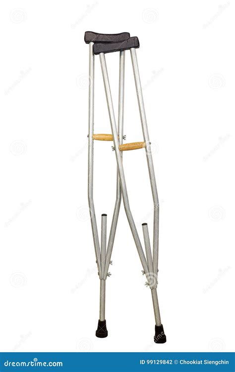 Crutch Isolated On White Background Stock Photo Image Of Cane Light