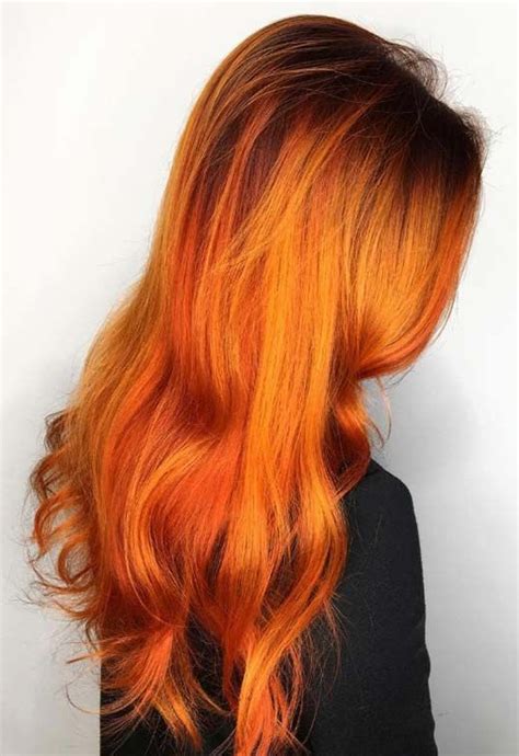 59 Fiery Orange Hair Color Shades Orange Hair Dyeing Tips Glowsly