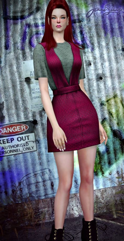 Jenni Sims Base Game Compatible Dress • Sims 4 Downloads