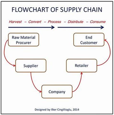 Coffee Shop Supply Chain Flow Chart