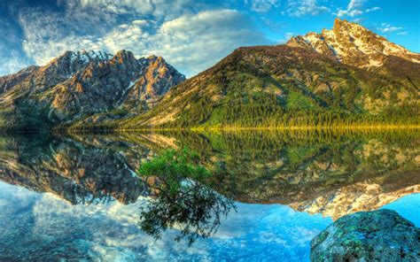 Wallpaper 2560x1600 Px Lake Landscape Mountain Nature Reflection