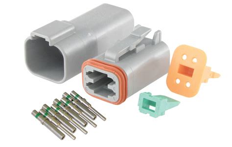Deutsch Dt 4 Way 4 Pin Electrical Connector Plug Kit Fuse Factory