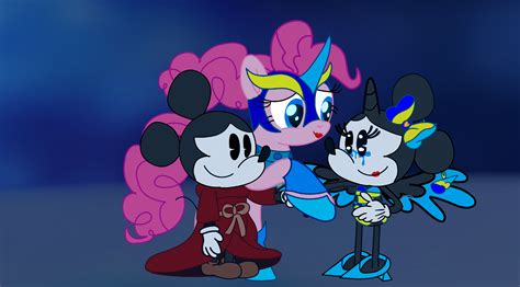 Mickey Mouse Saved Pinkie Pie And Minnie Mouse By Fanvideogames On Deviantart